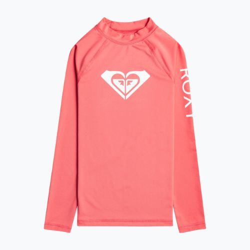 Longsleeve do pływania dziecięcy ROXY Whole Hearted sun kissed coral