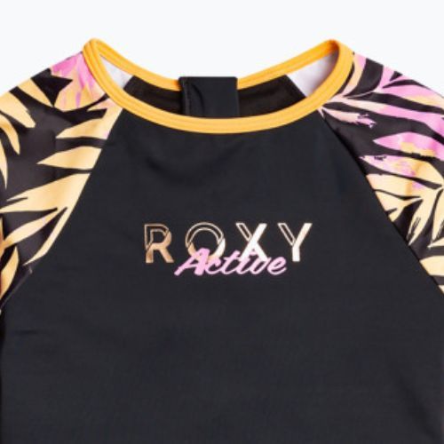 Strój kąpielowy jednoczęściowy dziecięcy ROXY Active Joy antracite zebra jungle girl