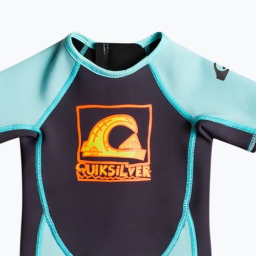 Pianka do pływania dziecięca Quiksilver 1,5 mm Toddler Back Zip Springsuit black/jet black/blue