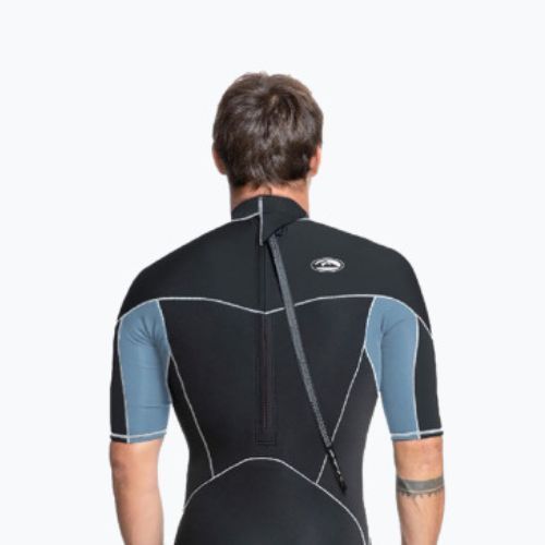 Pianka do pływania męska Quiksilver 2/2 mm Capsule Saturn Back Zip Springsuit black/provincial blue