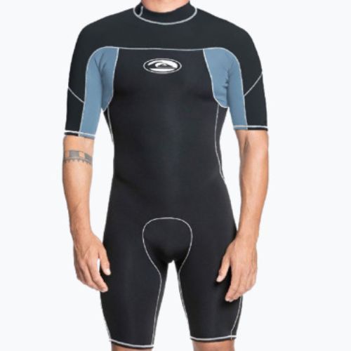 Pianka do pływania męska Quiksilver 2/2 mm Capsule Saturn Back Zip Springsuit black/provincial blue