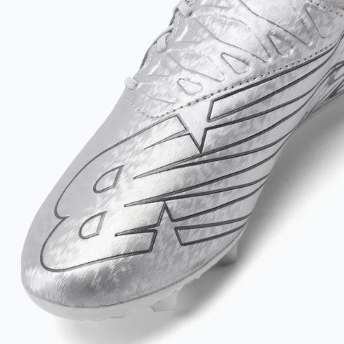 Buty piłkarskie dziecięce New Balance Furon v7 Dispatch JNR FG silver