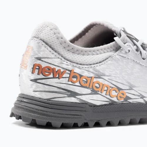 Buty piłkarskie dziecięce New Balance Furon v7 Dispatch JNR TF silver