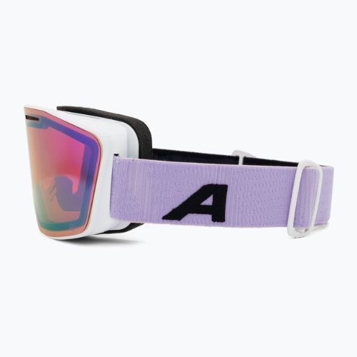 Gogle narciarskie Alpina Nendaz Q-Lite S2 white/lilac matt/lavender