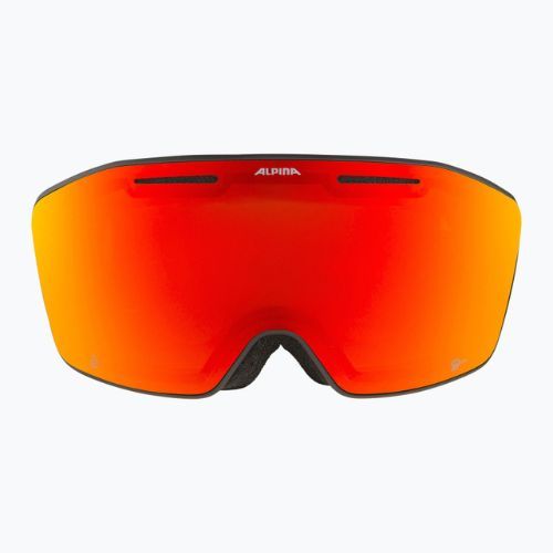 Gogle narciarskie Alpina Nendaz Q-Lite S2 black/yellow matt/red