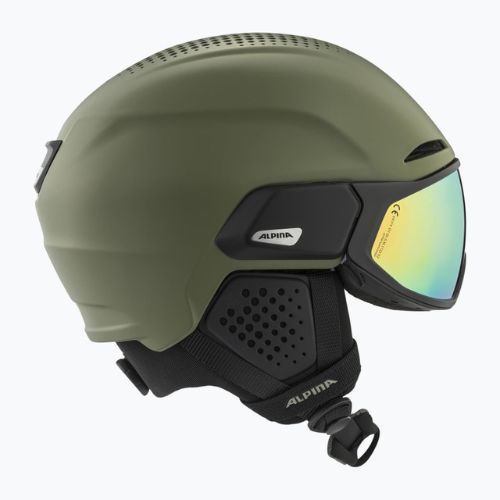 Kask narciarski Alpina Alto Q-Lite olive matt