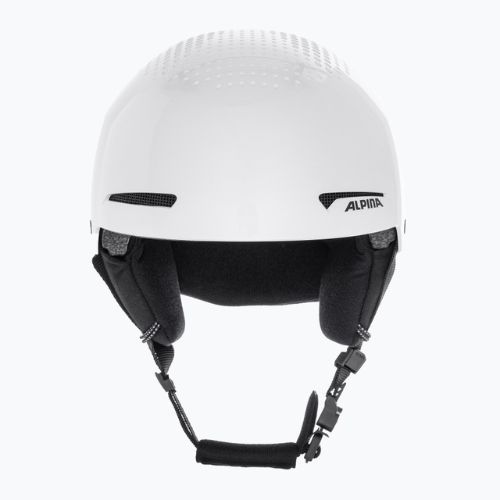 Kask narciarski Alpina Arber white/metallic gloss