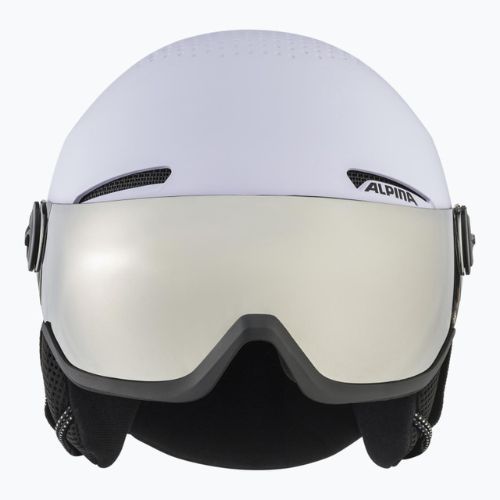 Kask narciarski Alpina Arber Visor Q-Lite lilac matt