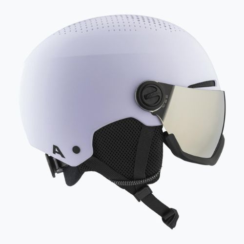 Kask narciarski Alpina Arber Visor Q-Lite lilac matt