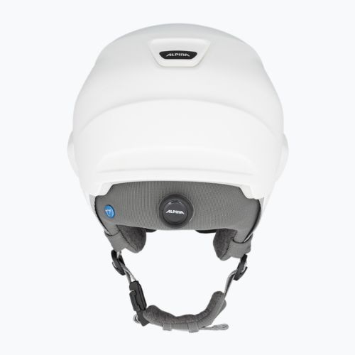 Kask narciarski Alpina Oro QV Mips white matt/water pink
