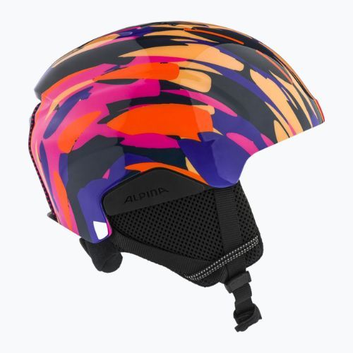 Kask narciarski dziecięcy Alpina Pizi pink orange/blue gloss