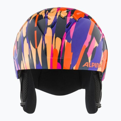 Kask narciarski dziecięcy Alpina Pizi pink orange/blue gloss