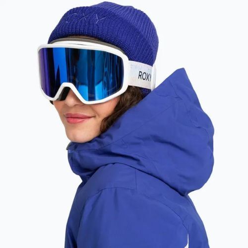 Gogle snowboardowe damskie ROXY Izzy sapin white/blue ml