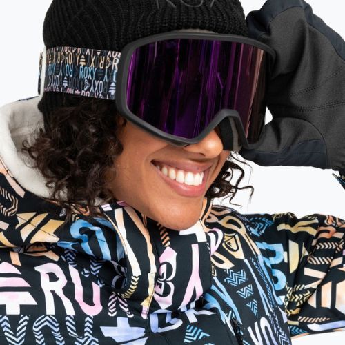 Gogle snowboardowe damskie ROXY Izzy sapin/purple ml