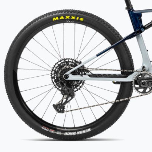 Rower górski Orbea Oiz M20 2023 halo silver/blue carbon view