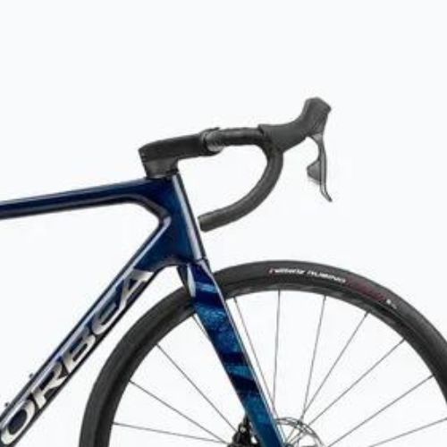 Rower szosowy Orbea Orca M31e Team 2023 blue carbon view/titan