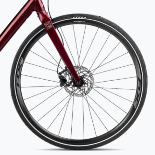 Rower miejski Orbea Vector 10 2023 metallic dark red