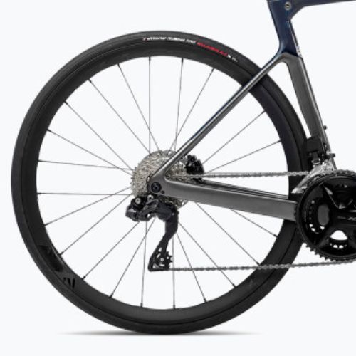 Rower szosowy Orbea Orca M30i LTD PWR 2023 glitter anthracite/blue carbon view