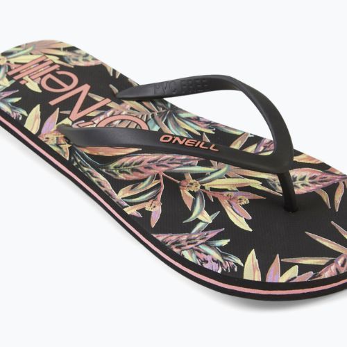 Japonki damskie O'Neill Profile Graphic black tropical flower