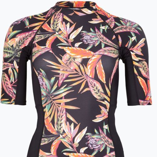 Koszulka do pływania damska O'Neill Anglet Skin black tropical flower