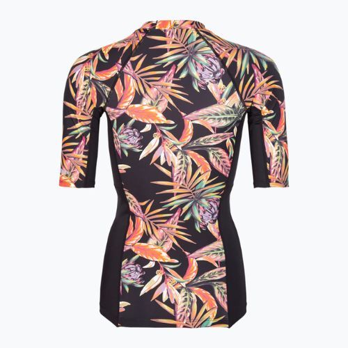 Koszulka do pływania damska O'Neill Anglet Skin black tropical flower