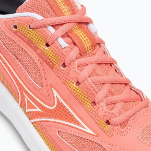 Buty do tenisa damskie Mizuno Break Shot 4 AC candy coral/ white/ fusion coral