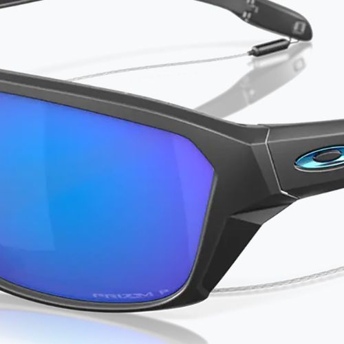 Okulary przeciwsłoneczne Oakley Split Shot matte black/prizm sapphire polarized