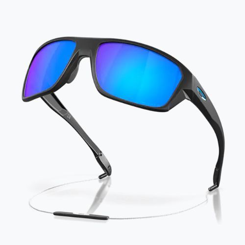 Okulary przeciwsłoneczne Oakley Split Shot matte black/prizm sapphire polarized