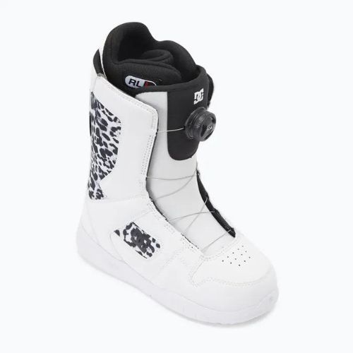 Buty snowboardowe damskie DC Phase Boa white/black print