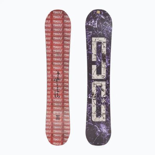 Deska snowboardowa męska DC AW Ply red fragile