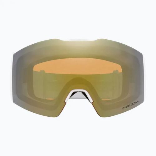 Gogle narciarskie Oakley Fall Line M white leopard/prizm sage gold iridium