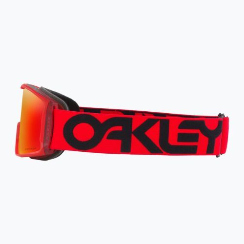 Gogle narciarskie Oakley Line Miner L matte b1b redline/prizm torch iridium