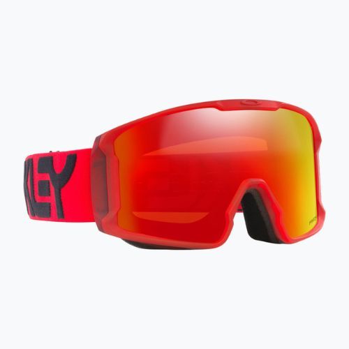 Gogle narciarskie Oakley Line Miner L matte b1b redline/prizm torch iridium