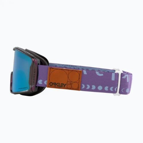 Gogle narciarskie Oakley Line Miner M fraktel lilac/prizm sapphire iridium