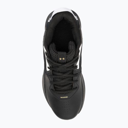 Buty do koszykówki męskie Under Armour Lockdown 6 black/black/metallic gold