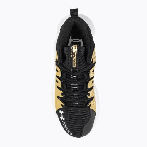 Buty do koszykówki damskie Under Armour W Flow Breakthru 4 black/metallic gold/white