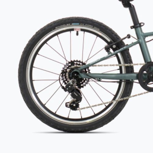 Rower dziecięcy Superior F.L.Y. 20 VB matte trooper green/hologram chrome