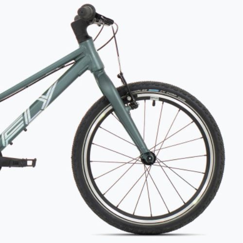 Rower dziecięcy Superior F.L.Y. 20 VB matte trooper green/hologram chrome