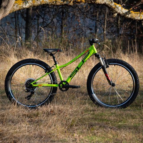 Rower dziecięcy Superior RACER XC 24 2022 matte lime/black/red