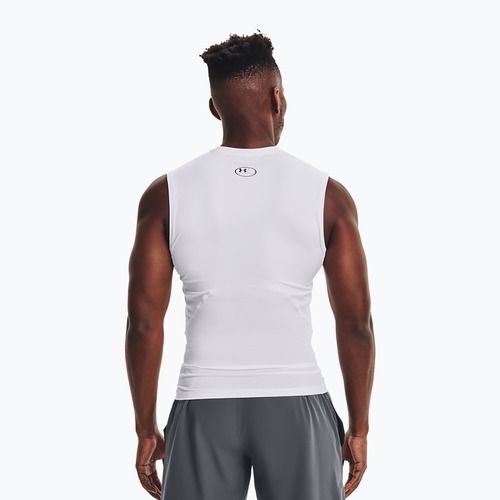 Koszulka treningowa męska Under Armour HG Armour Comp white/black