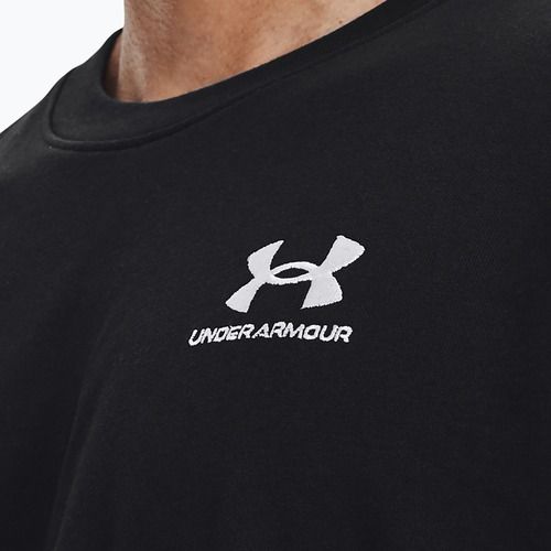 Koszulka męska Under Armour Logo Emb Heavyweight black/white