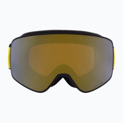 Gogle narciarskie Red Bull SPECT Rush matt black/black/orange/gold mirror