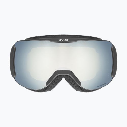 Gogle narciarskie UVEX Downhill 2100 CV black mattt/mirror white colorvision green