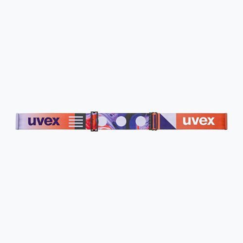 Gogle narciarskie UVEX Downhill 2100 CV black shiny/mirror scarlet/colorvision orange