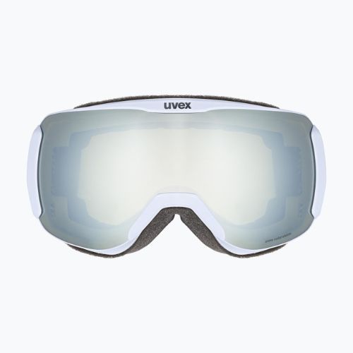 Gogle narciarskie damskie UVEX Downhill 2100 CV WE arctic blue matt/mirror white/colorvision green