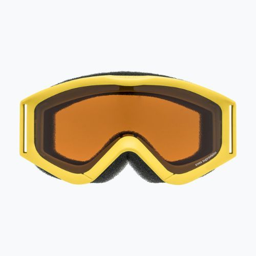 Gogle narciarskie dziecięce UVEX Speedy Pro yellow/lasergold clear