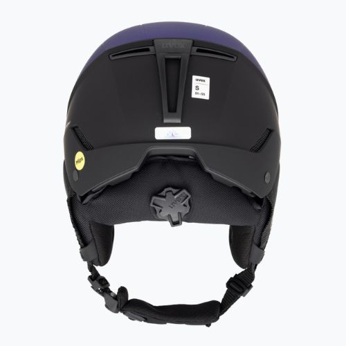 Kask narciarski UVEX Stance MIPS purple bash/black matt