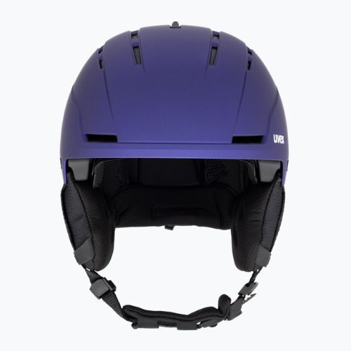 Kask narciarski UVEX Stance MIPS purple bash/black matt