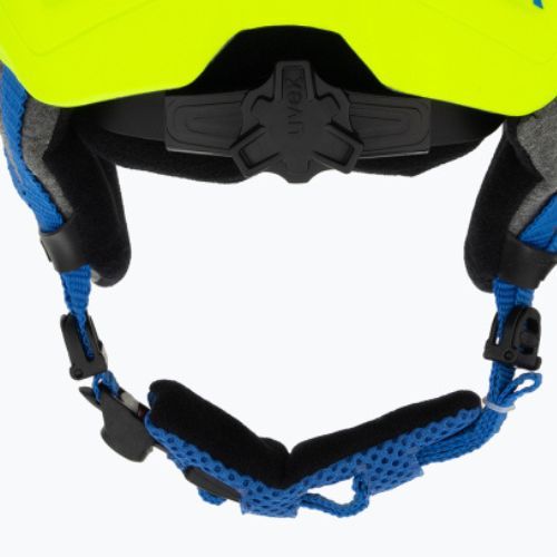Kask narciarski dziecięcy UVEX Manic Pro neon yellow
