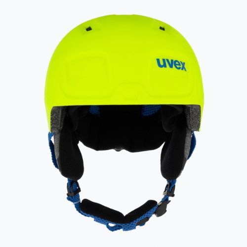 Kask narciarski dziecięcy UVEX Manic Pro neon yellow